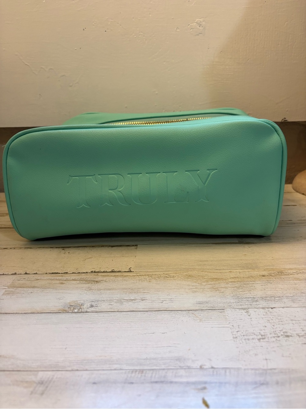 TRULY Mint Green Travel Cosmetic Pouch